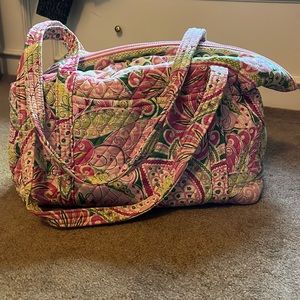 Vera Bradley Large Quilted Zip Tote